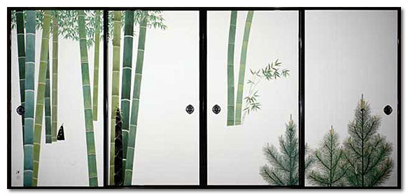 Pine Trees & Bamboos